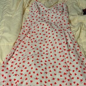 Express Strappy Mini Dress Hearts & Arrows Size 6